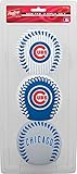 MLB Chicago Cubs Kids Softee Baseball (Set of 3), Small, Blue