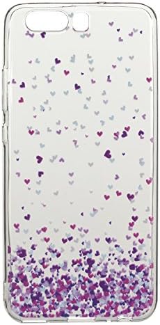 Caseceo Soft TPU Rubber Silicone Cover for HUAWEI P10 Plus (Purple Heart)
