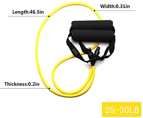 Zsooq Workout Resistance Tube Bands Anti Snap Exercise Loop Band