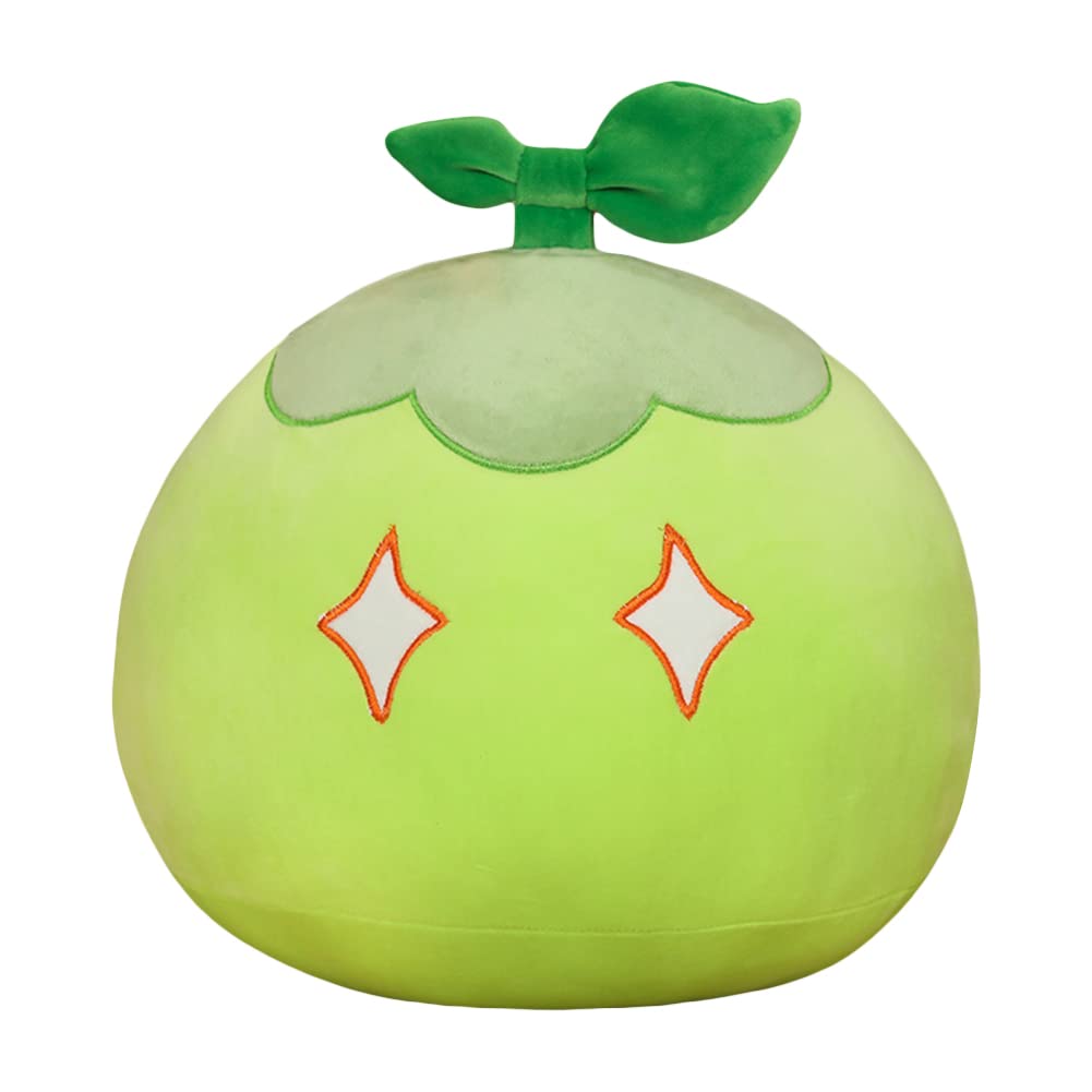 LICHENGTAI Slime Plush Doll, 30cm Cute Game Slime Stuffed Plush Toy Figure Ornament Chubby Element Slime Plush Doll Pillow Cushion Home Office Decor Gifts for Kids Adults