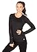 RBX Active Women's Long Sleeve Ventilated Mesh Lightweight Running Workout Crewneck T-Shirt