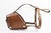 CollarDirect Leather Basket Dog Muzzle for German Shepherd Staffordshire Terrier Pitbull Medium Large Breeds Training, Anti-Barking, Biting, Chewing (Brown)