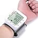 Digital Wrist Blood Pressure Monitors 120 Reading Memory Clinically Accurate & Adjustable BP Wrist Cuff with Carrying Case and Large LCD Display