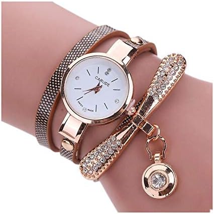 Frunalte watch, Luxury Fashion Style New Women Leather Rhinestone Analog Quartz Wrist Watches Clearance on Sale