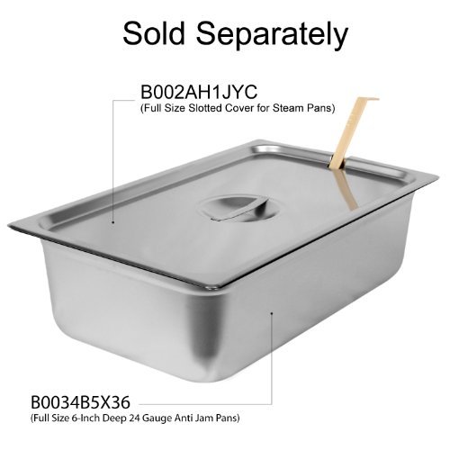 Excellante Full Size 6-Inch Deep 24 Gauge Anti Jam Pans - Thumbnail 2