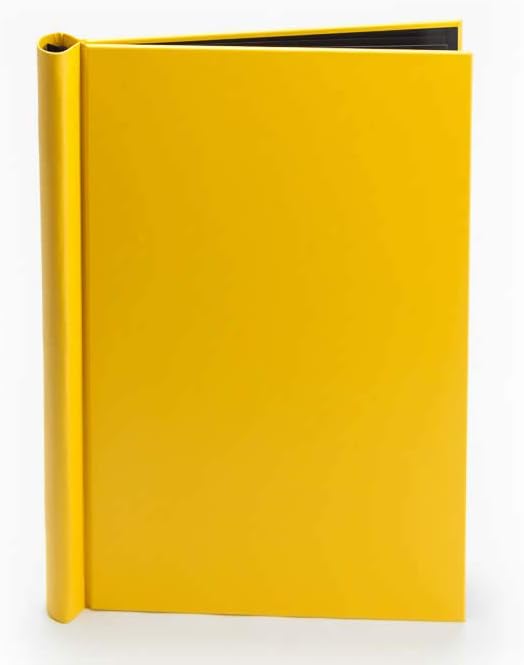 Brightly Coloured Springback Binder A4 Portrait 1150 Pages Yellow
