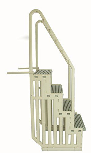 Confer Staircase Style Above Ground Pool Steps Warm Grey - STEP-1-X