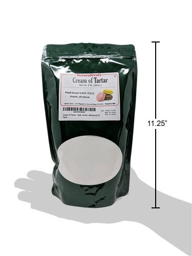 Cream of Tartar, 2 LB (32 oz), Bulk, Powder, Kosher - Gourmet, All-Natural