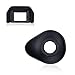 JJC 2 Types Viewfinder Eyecup Eyepiece for Canon Rebel 2000D 4000D SL3 SL2 T8i T7 T7i T6 T6i T5 T5i T4i T3i T2i T1i, 360° Rotatable Oval + Orignal Eyeshape Replaces Canon Ef Eye Cup