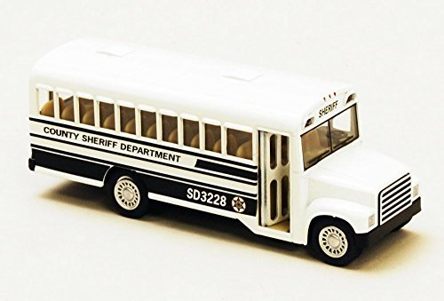 County Sheriff Bus, White - Kinsmart 5107DP - 5