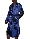 Mens Long Silk Couture Lounge / Sleepwear Robe - One Size Fits Most