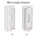 ADJUSTABLE (30 to 50 degree) Angle Mount for Ring Video Doorbell Pro (Released in 2016), Homono Angle Adjustment Adapter/Mounting Plate/Bracket / Wedge Kit (Doorbell NOT included, White)