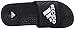 adidas Men's Voloossage Athletic Slide Sandals, Black/White/Black, (8 M US)