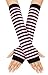 Bienvenu Colorful Rainbow Stripe Leggings Long Knit Gloves Socks Set Party Costume Accessory,Pink