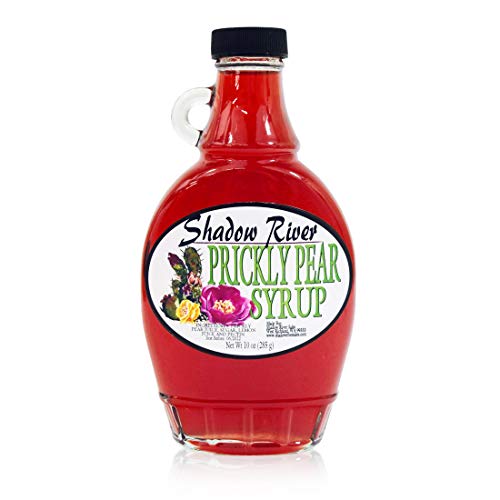 Shadow River Gourmet Prickly Pear Cactus Syrup Made From Real Cactus Fruit Juice, 10 oz Jar