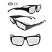 Solar Eclipse Glasses CE and ISO Certified - Safe Solar Viewing - Viewer and Filter - Eye Protection (4 Pack - Kids and Adult)