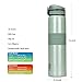 Super Heat Retention,Stainless Steel Vacuum Insulated Water Bottle for Outdoors Sports,Yoga,Camping,Flip Cap Non-slip Wide Spout BPA-Free,(16 oz Gray)