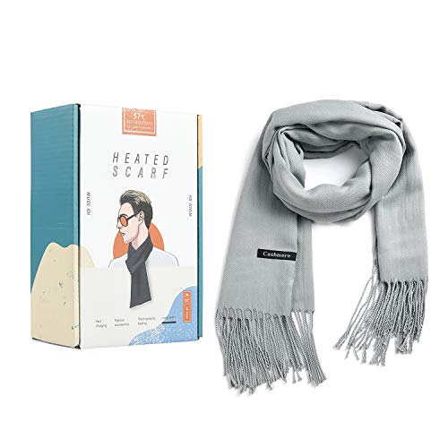 Heated Scarf, New USB Electric Semiconductor Cashmere Scarf for Women and Men - Thumbnail 5