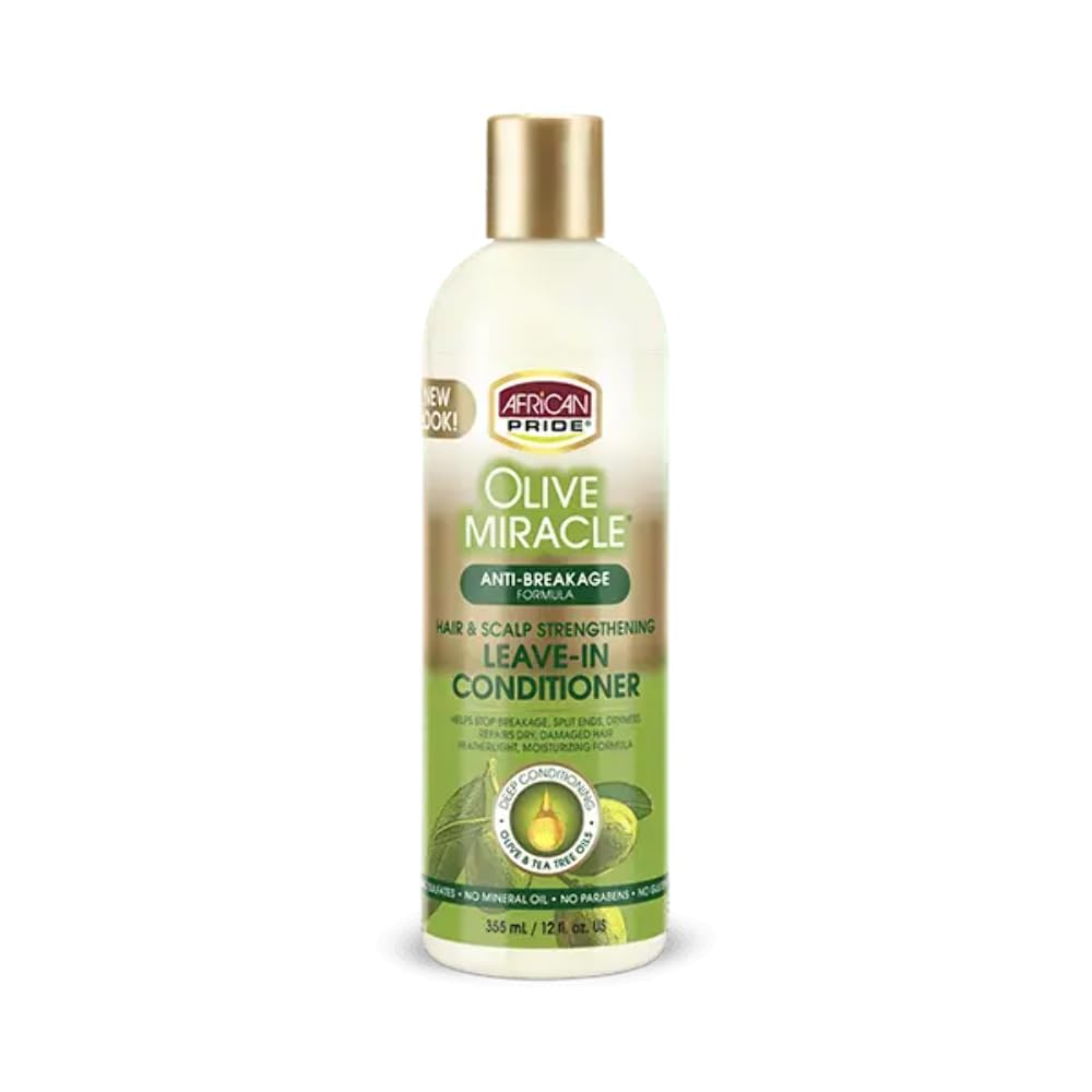 African Pride Olive Miracle Anti-Breakage Leave-In Conditioner 355 ml/12 oz