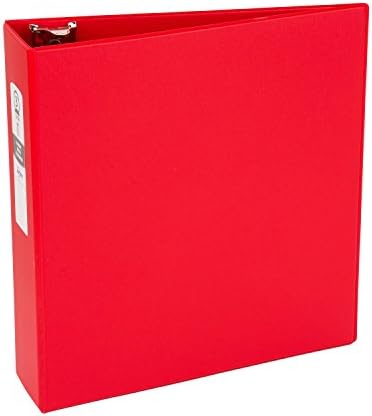 Economy Binders With Round Rings - Colors 3" 1 Pack Red
