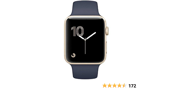 Apple Watch Series 2 38mm Smartwatch (Gold Aluminum Case \u0026 Midnight Blue  Strap): Smartwatches: Amazon.com.au