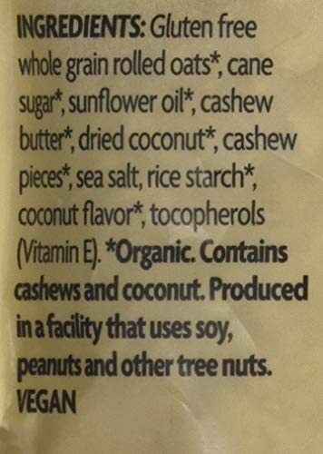 NATURE’S PATH ORGANIC COCONUT & CASHEW BUTTER GRANOLA, 11 OZ (PACK OF 1), GLUTEN FREE, NON-GMO