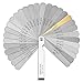 9 Understring Radius Gauge Luthier Tools 32 Blades Feeler Gauge Dual Marked Metric and Imperial Gap Measuring Tool for Guitar and Bass Setup (Set 1)