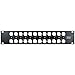 GLS Audio 24 Hole Rack Patch Panel SWP-24XLR-GLS Two Double Space 2U