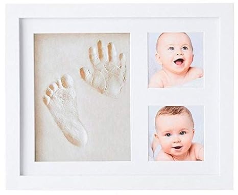 clay handprint frame
