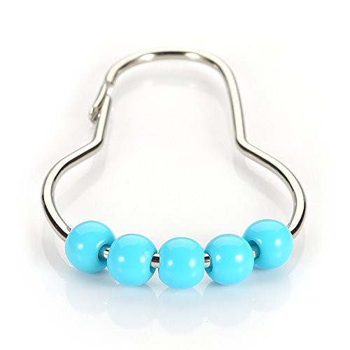 Amazer Shower Curtain Hooks Rings, Decorative Shower Curtain Hooks