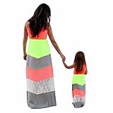Anboo Mommy and Me Matching Dresses Long Maxi Beach Sundress
