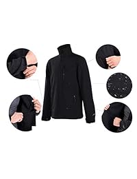 Trailside Supply Co. Big Boy 's chamarra de Softshell cierre de cremallera-front forrado con forro polar Big Boys resistente al viento al aire última intervensión Invierno Ropa de abrigo