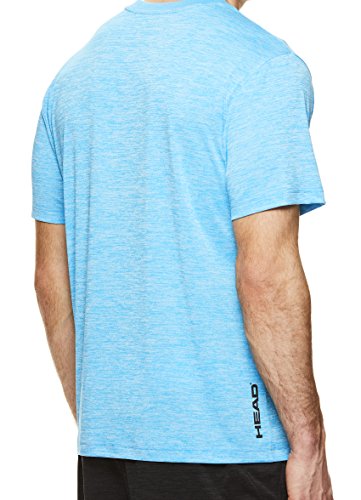 image for HEAD Men's Crewneck Gym Training & Workout T-Shirt - Short Sleeve Acti