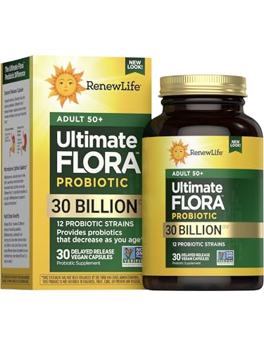 Renew Life Ultimate Flora Adult 50+ Probiotic 30 Billion CFU