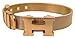 NEW HM0101LB H LOGO MESH BRACELET GOLD