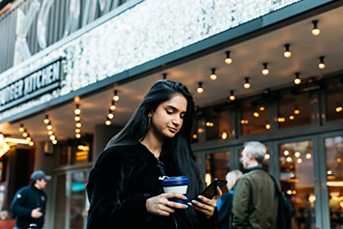 Trinkbecher für Kaffee und andere Getränke von Pokito - Faltbarer Becher/Kaffeebecher to go mit Deckel für unterwegs, Auto, Outdoor, Camping - Robust, wiederverwendbar, Auslaufsicher - Blau – Bild 3