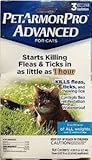 Pet Armor Pro Advanced For Cats Flea and Tick For All Weights