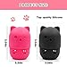 Ozazuco Beauty Blender Container/2 Beauty Sponge Travel Case and 2 Makeup Sponge Drying Holder/Cute Cat Silicone Makeup Sponge Travel Carrying Case/Beauty Blender Holder Dry Rack Easy To Carry Ozazuco
