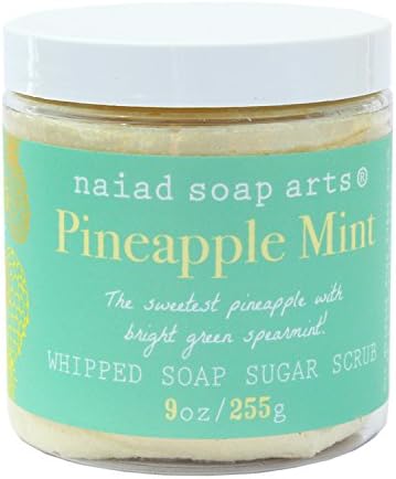 Pineapple Mint Sugar Whipped Soap 9 oz