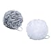 Loofah Bath and Shower Sponge 2-Pack (70g/pcs), Mesh Pouf Exfoliating Bath sponge Body Scrubber Puff