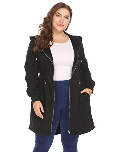 plus size hoodie jacket