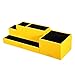Vlando VPACK Office Desk Organizer - Leatherette 5-Compartment Desktop Stationery Storage Box Pen Holder (Canary Yellow)