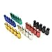 MagiDeal 5pcs Bicycle Presta Wheel Rims Tyre Stem Air Valve Caps Dust Cover - Black
