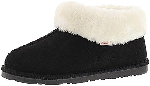 Tamarac by Slippers International Women's Leddi Slipper (10 B(M) US, Black)