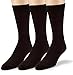 EMEM Men's Ribbed Cotton Classic Crew Dress Socks 5-Pack, Big and Tall Available