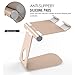 MoKo Tablet Stand, Universal 210 Degree Multi-Angle Rotatable Aluminum Smartphone Tablet Desktop Cradle Holder for iPad Pro 10.5/9.7/Mini, iPhone 8/8 Plus/7/7 Plus, iPhone X, Galaxy Note 8, Rose Gold