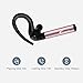 Guoer Bluetooth 4.1 Headset Noise Cancellation Earphone for iPhone Android Smartphones and Bluetooth-enabled Devices(Rose Gold)
