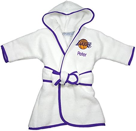 Personalized Los Angeles Lakers Baby Robe