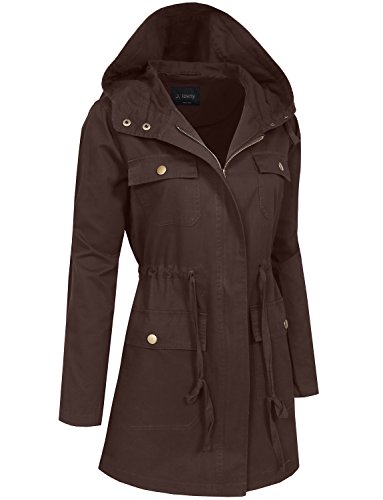 J. LOVNY Women's Versatile Military Anorak Jacket