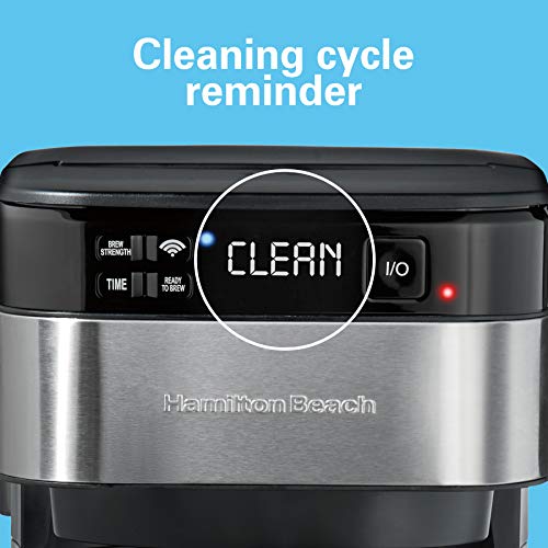 Hamilton Beach Works with Alexa Smart Coffee Maker, Programmable, 12